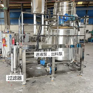 Custom Capacity Heated Liquid Mixing Tank Jacketed SS Mixing Tank for Global Importers thumbnail-5