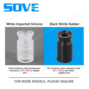 ZP2-B06/07/08C Rubber Vacuum Cup SMC Brand Perfect Alternative Product Mini Flat Ribbed Non-Marring Industrial Suction Suitable Miniature Workpieces thumbnail-3