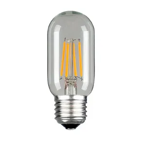 2W 4W Amber Clear Glass LED Filament Light Bulb T45 LED Bulb thumbnail-1