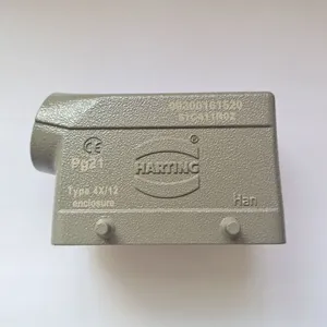 HARTING 19360161421 Han Ex16B Upper Shell Double Lock Top Outlet M25 thumbnail-2