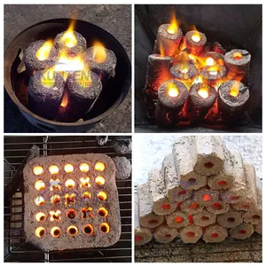 Raw Coal Briquette Machine Coal Honeycomb Briquette Machine Combustible Carbon Molding Machine EPC thumbnail-5