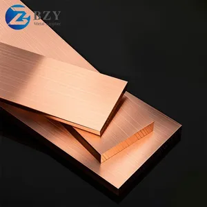 99.9% Pure Copper Flat Bar Square Copper Bar Price Per kg thumbnail-4