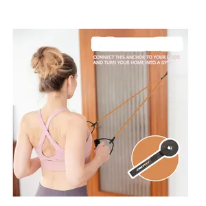 Latex Tubing Exerciser With Soft Handles Resistance thumbnail-4