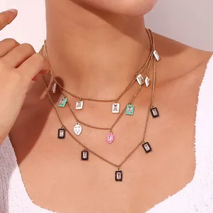 304 Stainless Steel Necklace Lead-Free Hypoallergenic 45cm Length Wholesale Supplier for Jewelry Brands thumbnail-4