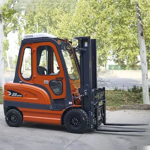 Professioneller 2,5-Tonnen-Elektrostapler mit Lithiumbatterieantrieb und Seitenschieber Montacargas Electrico thumbnail-2
