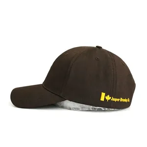 6 Panel Structured Baseball Cap Custom Logo Baseball Caps Cotton Baseball Hat thumbnail-4