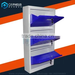 Metal Furniture Steel Body Frame Wall Mounted Shoe Racks for Store thumbnail-1