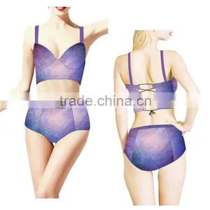 (ODM/OEM Factory)Custom Tankinis Set Sexy Bodysuit COMIC SWIMSUIT Digital Printing Swimwear Women, Swimwear Tops Fashion Women thumbnail-4