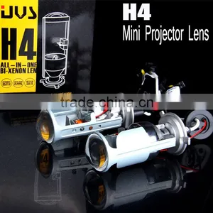 Popular Motorcycle Car Small H4 Mini Projector Hid Bi-xenon Bulbs Headlight With High Quality thumbnail-1