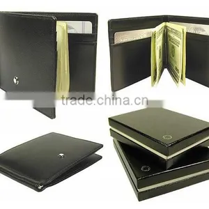 Factory Price!Best Selling Classic Leather Money Clip Wallet thumbnail-1