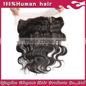 Qingdao Hot Hair Product Body Wave Indian Remy Hair Comfortable Swiss Lace Frontal Closure thumbnail-5