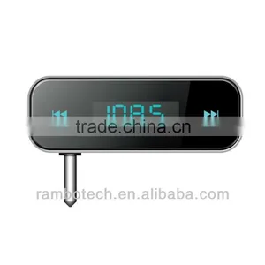 LCD Display Rechargeable fm Transmitter for IPhone, IPod thumbnail-1
