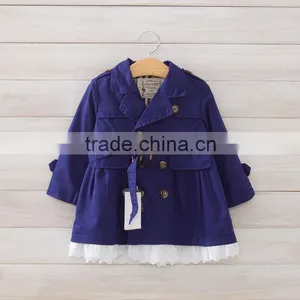 Spring and Autumn Children's Coat Girls Jacket Kids Thick Wind Coat thumbnail-4