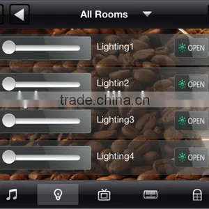 Zigbee Touch Screen Wireless Smart Home Control Home Lighting Automation thumbnail-1