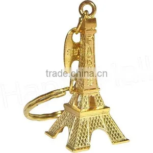 Antique Finishing Eiffel Tower Keychain Manufacturers In China thumbnail-4