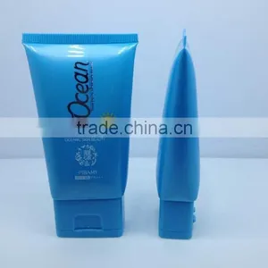 Square Cosmetic Packaging With Flip Top Cap for in Sun Protect Lotion thumbnail-3