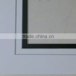 Three Layer White Core Mat Board for Frames, Custom Design Frame Mount, Cream Core and White Core thumbnail-2