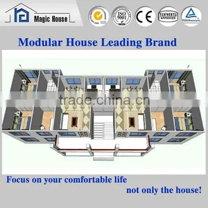 2016 Hot Sell Quick Assembled Prefabricated Ecological House Made by Foam Cement Panel thumbnail-2