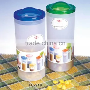 PP+PS 10*10*23.8 Cheap Products Sealed Jar/tall Plastic Jars/plastic Sealable Jar thumbnail-1