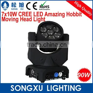 Competitive Price Brightness 7x10w Cree Beamled Hobbit Led Moving Head Quality Choice thumbnail-3