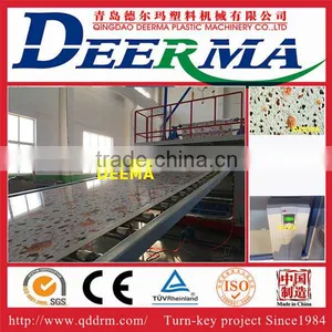 PVC Marble Wall Panel Production Line/pvc Faux Marble Sheet Making Machine thumbnail-4