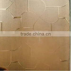4mm Bronze Karatachi Embossed Glass/pattern Glass thumbnail-2