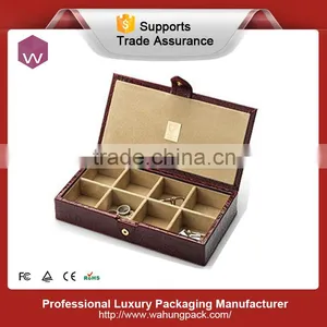 Leather Watch and Cufflink Box Leather thumbnail-1