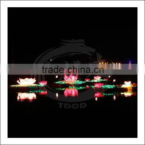 in Water Floating Lotus Lantern thumbnail-1