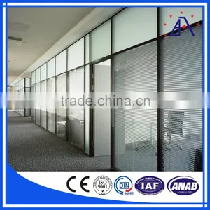 Brilliance High Quality Aluminium Frame Wall Glass Partition thumbnail-1
