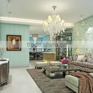House Decoration Wallpaper Glitter Beautiful Flower for Home Wallpaper thumbnail-5