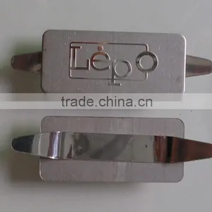 Polished Aluminum Self Adhesive Metal Labels, Embossed Self Adhesive Metalic Label thumbnail-1