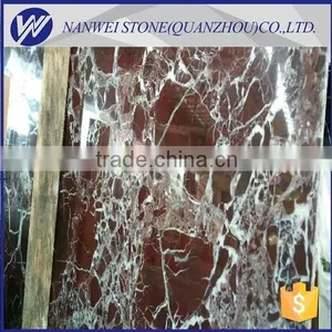 Ruby Turkey Rosso Levanto Marble Slab Super Mall Floor Tiles thumbnail-2