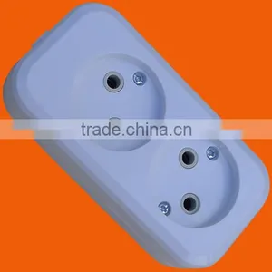 Europe Style 2 Round Pin Extension Power Cord (E8002) thumbnail-1