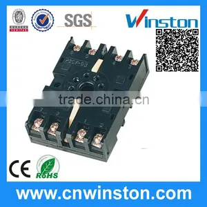 P2CF-08 Miniature Remote Car Ceramic Electric Rail Solid State Relay Socket With CE thumbnail-1