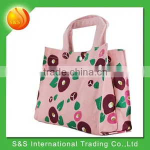 Cute Mini Lunch Bag Canvas Handbag Manufacturers China thumbnail-3