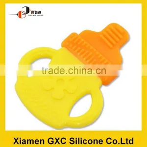 Health and Non-toxic Funny Silicone Baby Teether thumbnail-1