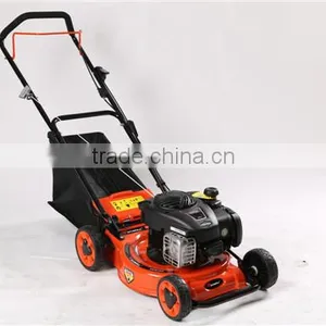 China 16inch Wheel Adjustable Grass Cutting B&S B450E American Gasoline Engine Wholesale Manual Cheap Mini Lawn Mower for Sale thumbnail-6
