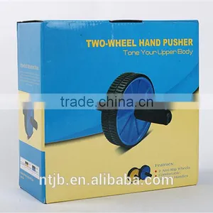 New 2015 Detachable Portable Workout Training Wheel Roller Abdominal Roller With Free Knee Pad Power Wheel thumbnail-4