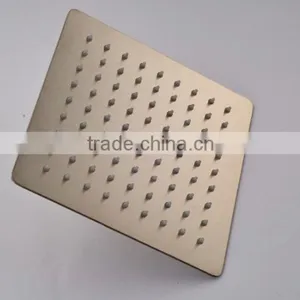 8inch Ultra Thin Brushed Nickel Ceiling Mounted Rain Shower Head Stainless Steel thumbnail-4