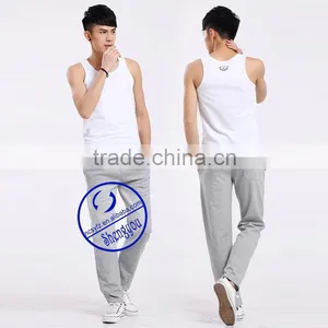 Custom 2015 Newest Grey Jogger Pants Long Track Pants for Men thumbnail-2