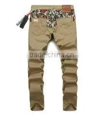 Satin Slim Fit Cotton Chinos,Men's Slim-Fit Chinos,womens New Style Cotton Pants Chinos 2014 thumbnail-2