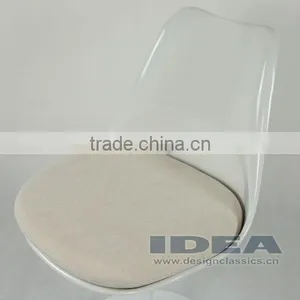 Replica Eero Saarinen Tulip Chair - White Cushion thumbnail-6