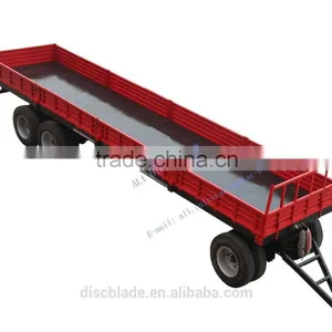 Large Size Three Axles 50 Tons Farm Tractor Trailer thumbnail-1