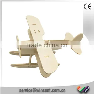 Hot Selling Assembling Plywood 3D Aircraft Puzzle thumbnail-1