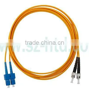 G657/G655/G652 Fiber SC/PC-ST/PC SM Duplex 3.0mm 3M Fiber Optic Patch Cord thumbnail-1