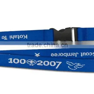 OEM Custom Logo Printed Polyester Woven Lanyard thumbnail-1
