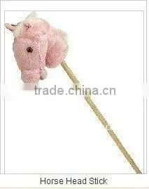 Plsuh Horse Head Stick Pink Horse Toy thumbnail-1