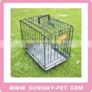 High Quality Wire Mesh Pet Cage With Handle thumbnail-1
