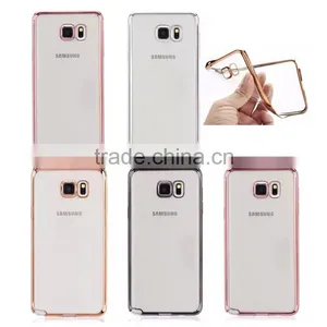 For Samsung Note 5 Electroplate Tpu Case,soft Tpu Case thumbnail-1