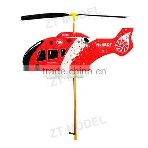 HeliBoy Eurocopter EC135 Rubber Powered Helicopter thumbnail-1